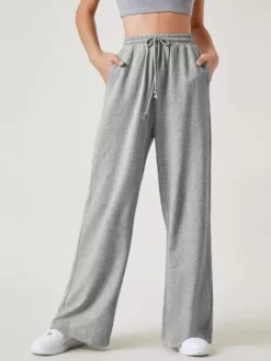 COZZY - Pantalon ample avec cordon, Gris
