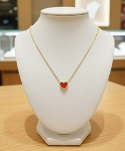 Maison Accessoire - Collier doré a motif Cœur